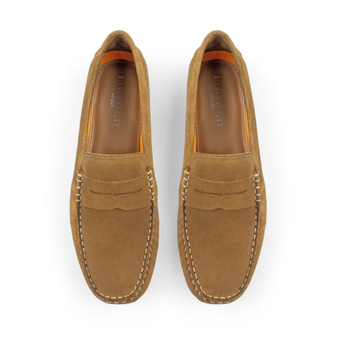 Bari Tan driving loafer Bari Tan driving loafer