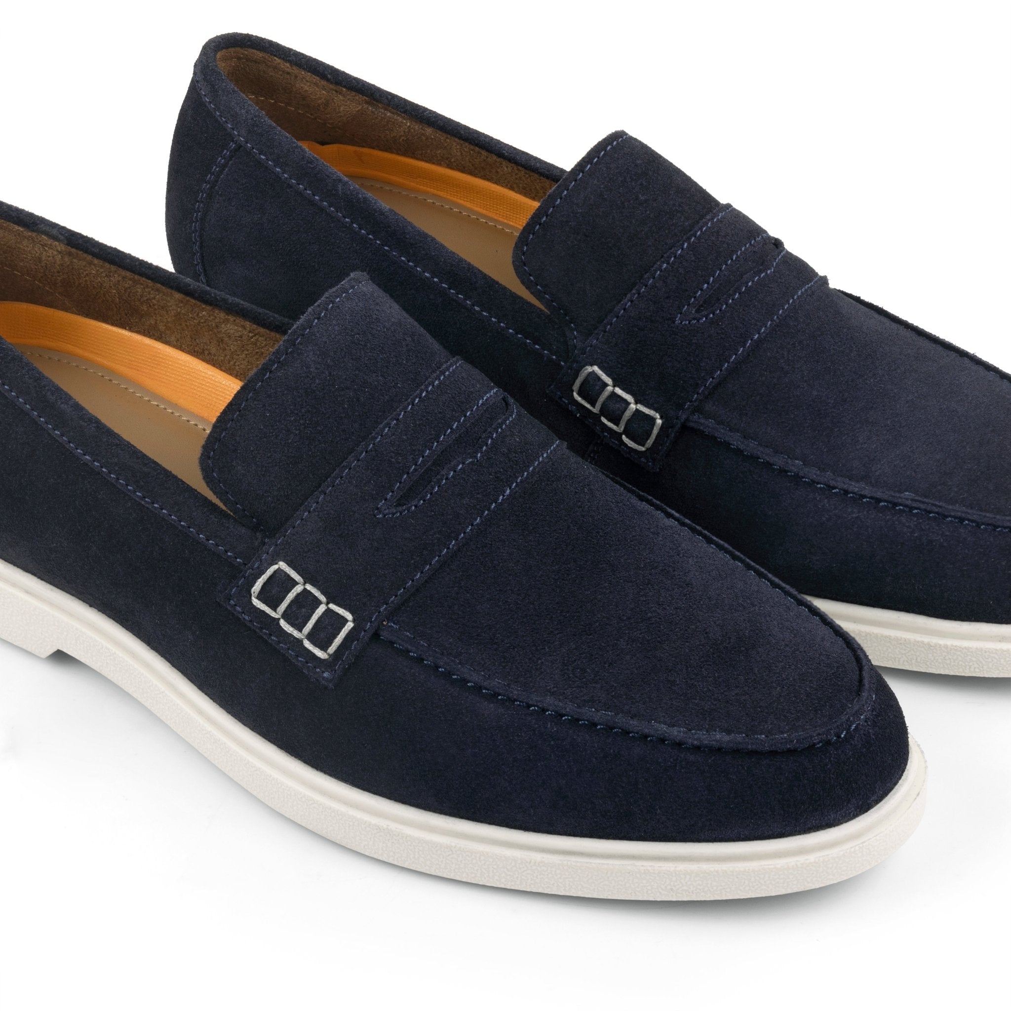 San Nicola Navy Penny Loafer