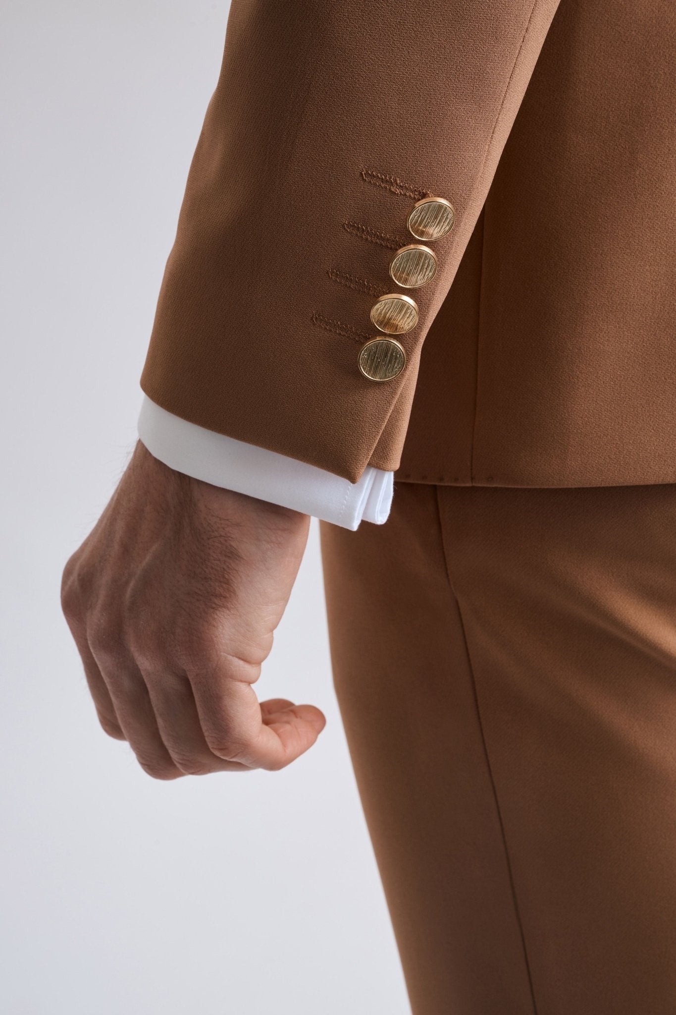 Riccardo Tan Two Piece Suit