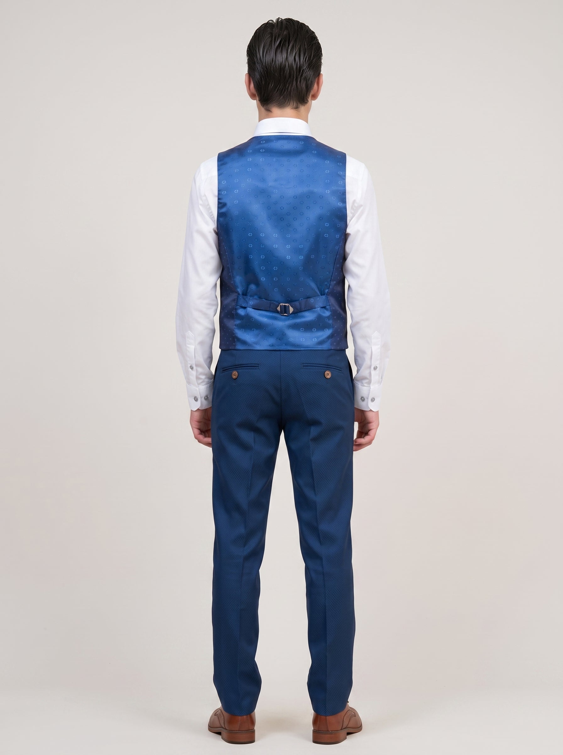 MAX - Royal Blue Three Piece Suit