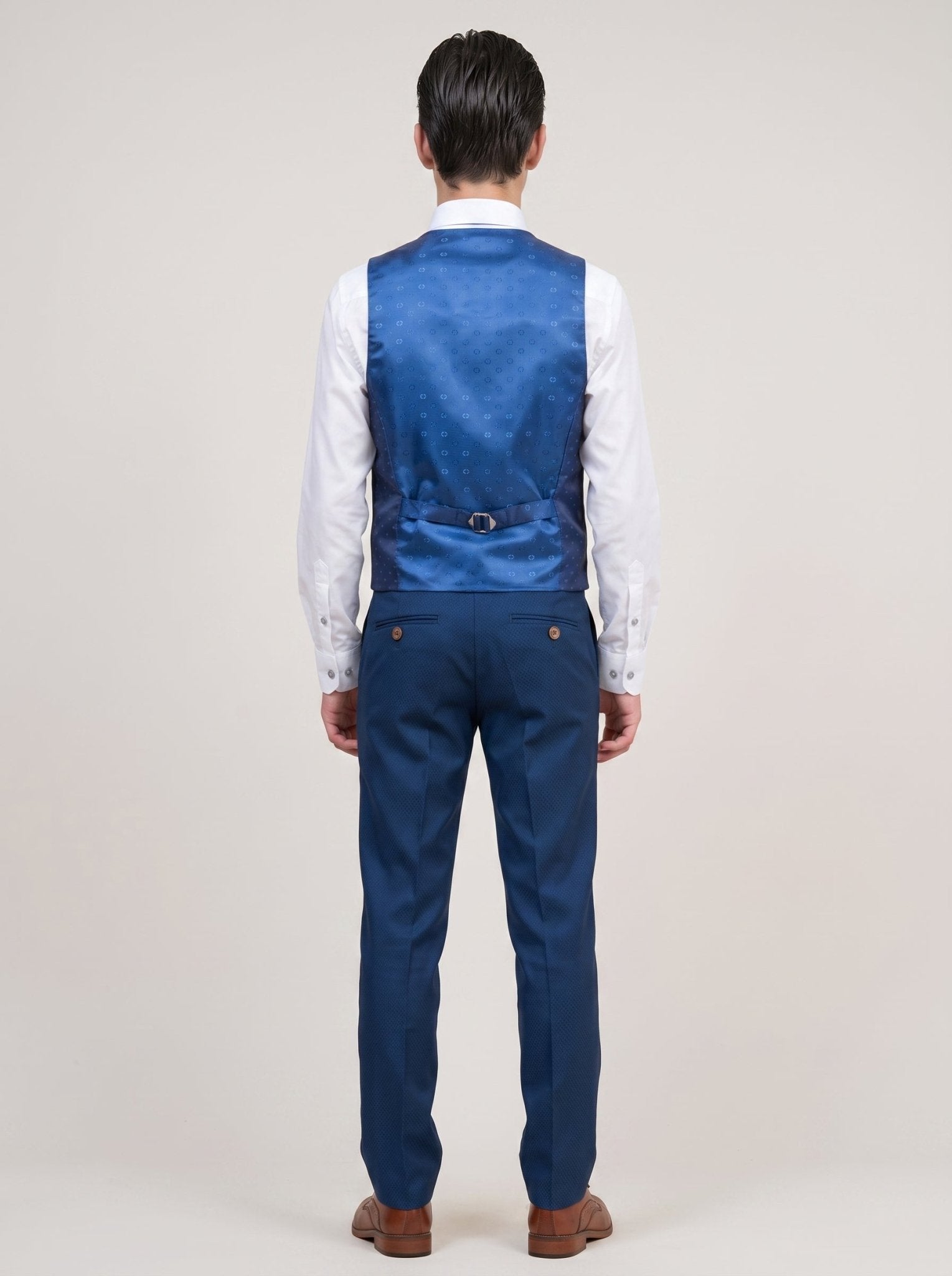 MAX - Royal Blue Three Piece Suit
