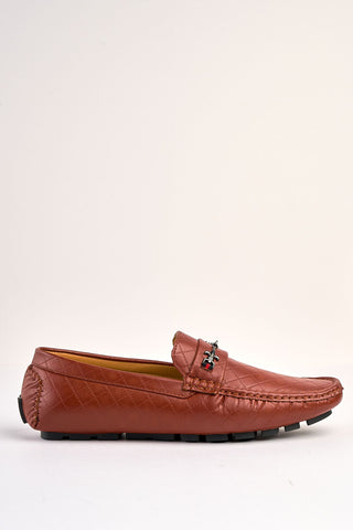 Sartori Camel Diamond-Stitch Loafer Sartori Camel Diamond-Stitch Loafer