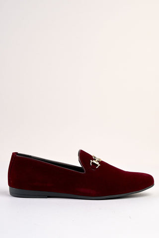 Lucente Velvet Wine Loafers Lucente Velvet Wine Loafers