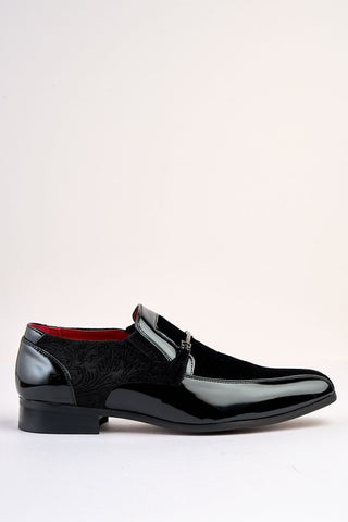 Conte Pattern Black Shoe Conte Pattern Black Shoe
