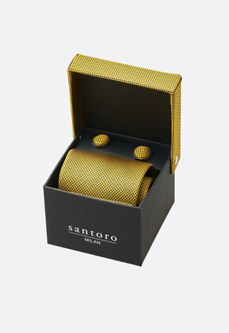 Santoro Milan Gold Tie