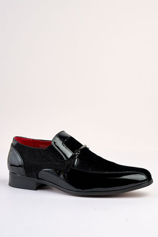 Conte Pattern Black Shoe Conte Pattern Black Shoe