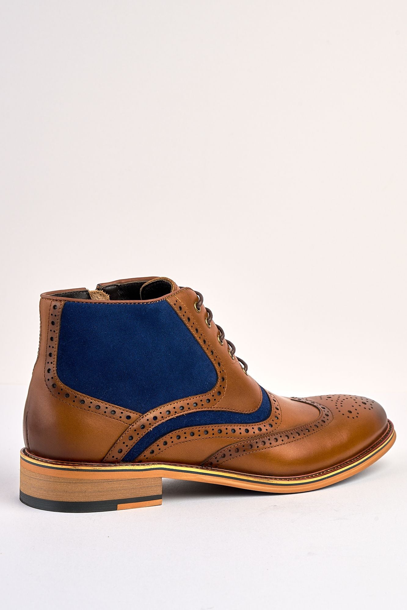 Antonio Boot Tan/Blue