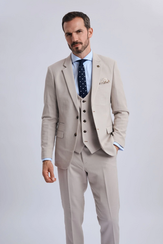 HM5 Stone Tailored Three Piece Suit HM5 Stone Tailored Three Piece Suit
