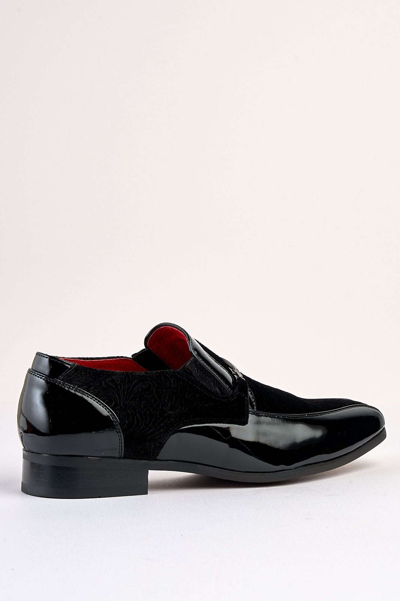 Conte Pattern Black Shoe