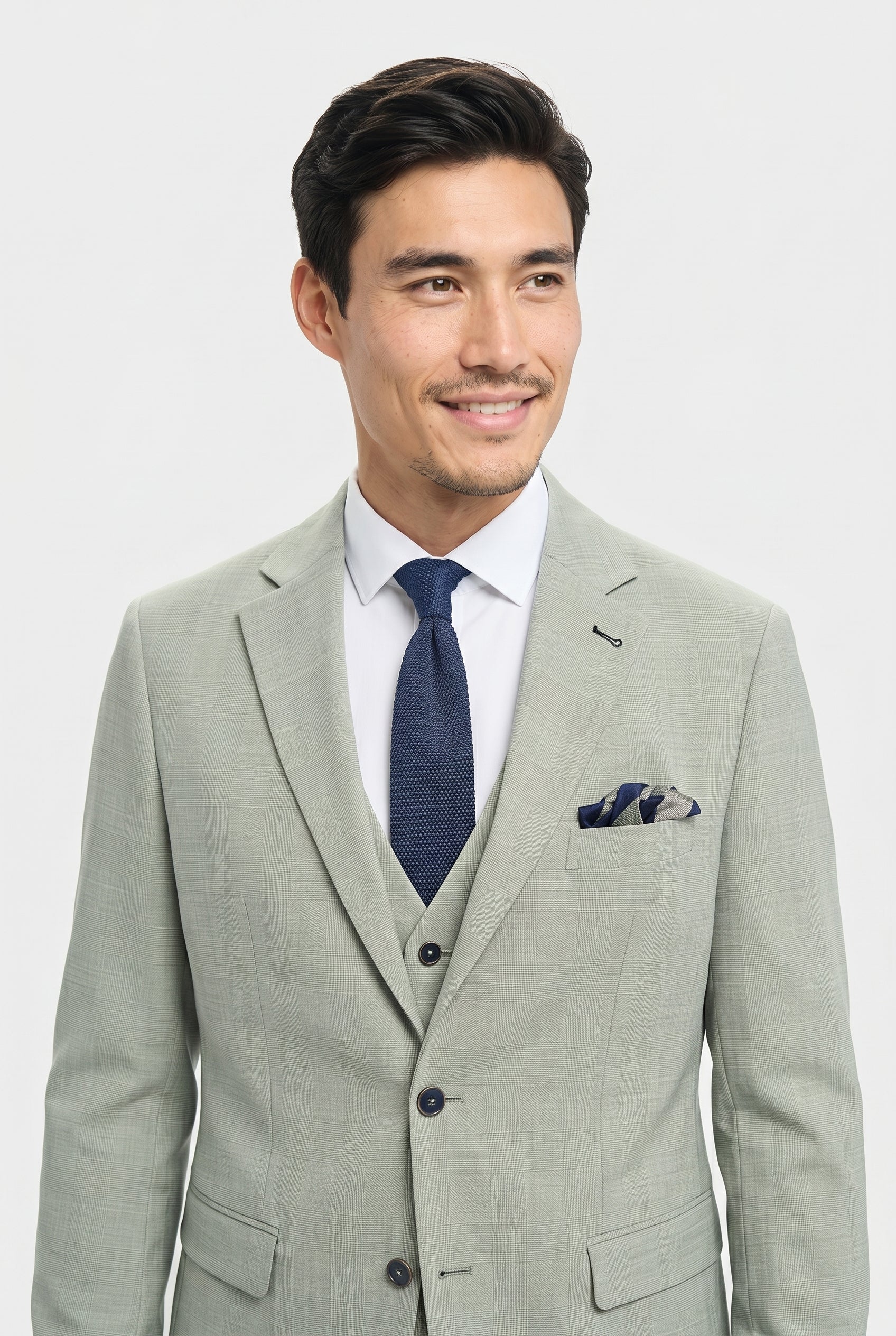 Camden Sage Three Piece Suit