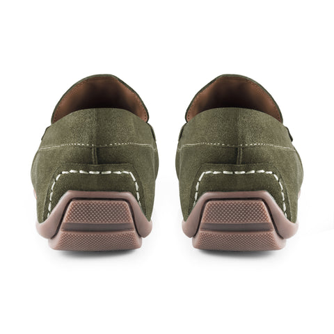 Bari green driving loafer Bari green driving loafer
