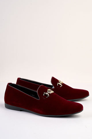 Lucente Velvet Wine Loafers Lucente Velvet Wine Loafers