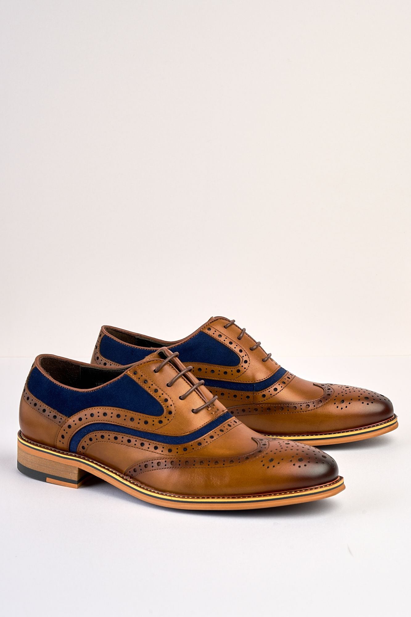 Antonia Tan Blue Brouge