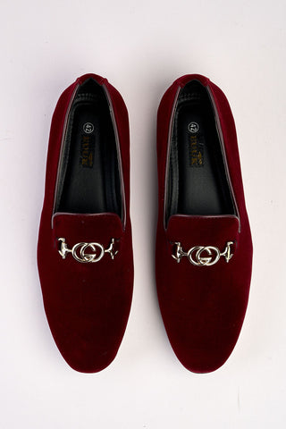 Lucente Velvet Wine Loafers Lucente Velvet Wine Loafers