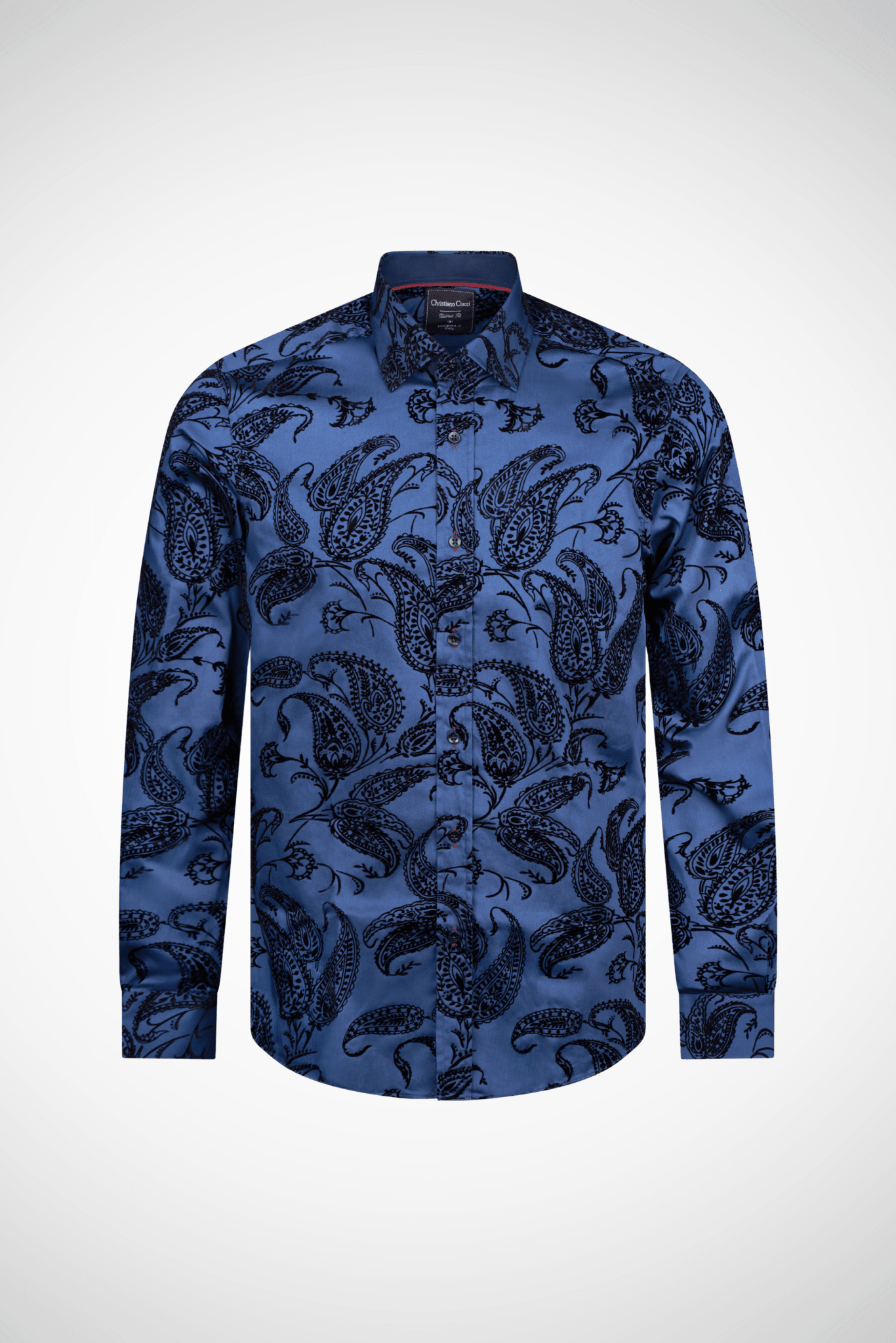 Elvis Flock Shirt Navy