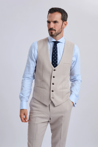 HM5 Stone Tailored Three Piece Suit HM5 Stone Tailored Three Piece Suit