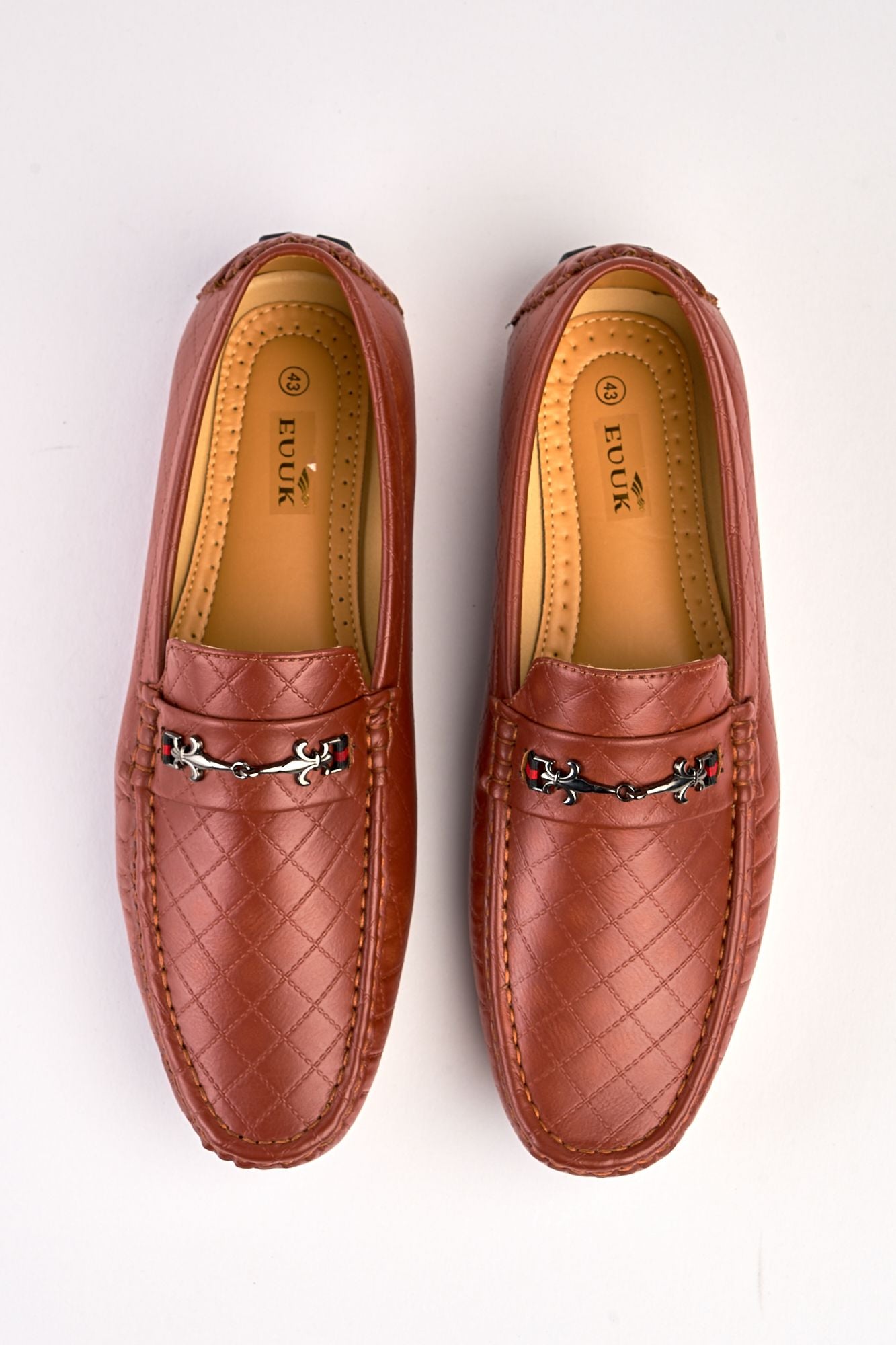 Sartori Camel Diamond-Stitch Loafer