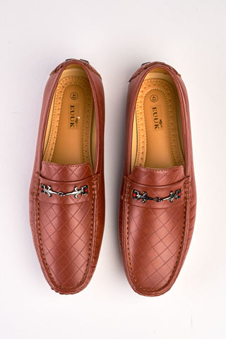 Sartori Camel Diamond-Stitch Loafer Sartori Camel Diamond-Stitch Loafer