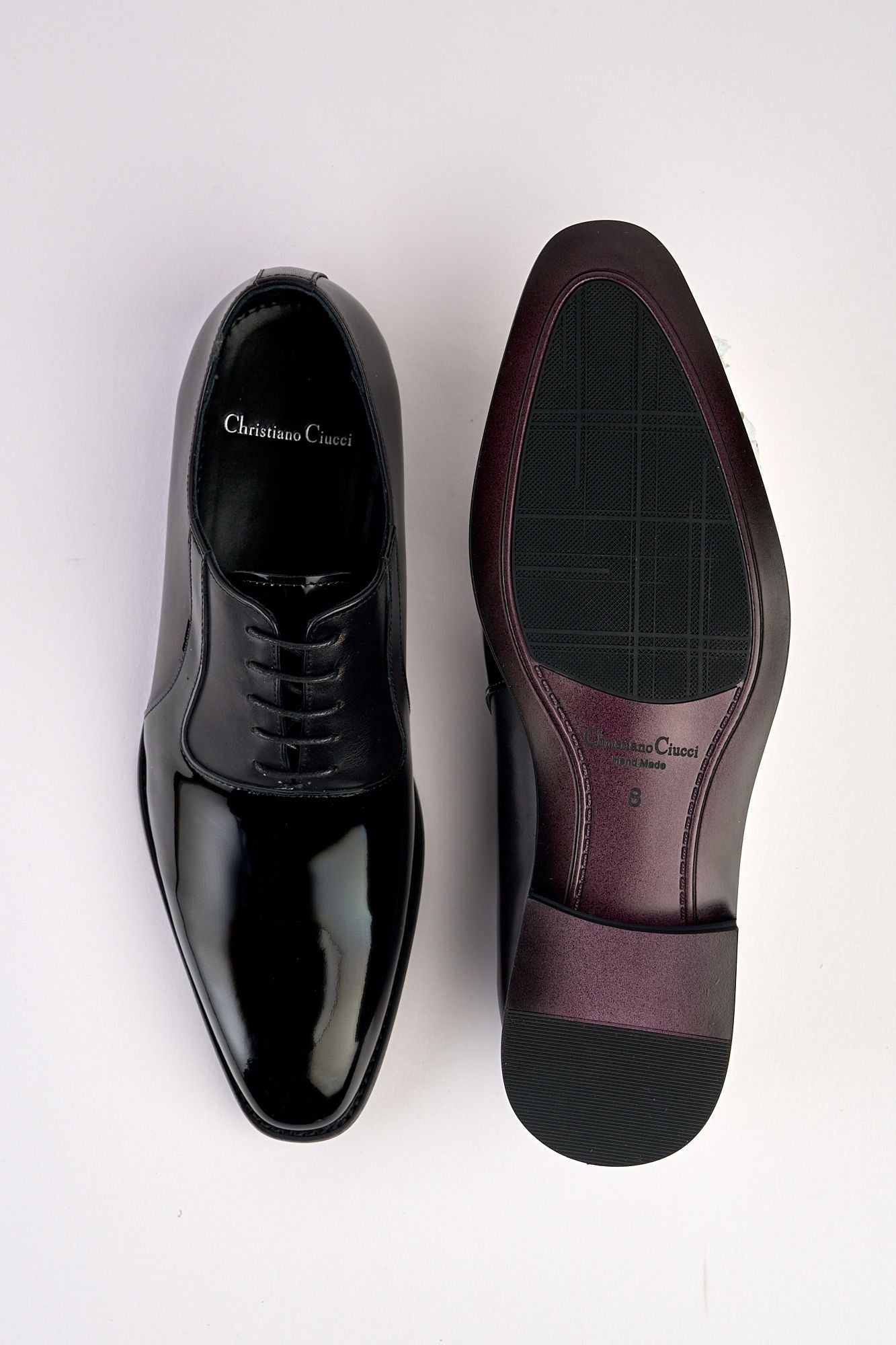 Lorenzo Black Laced Shoe