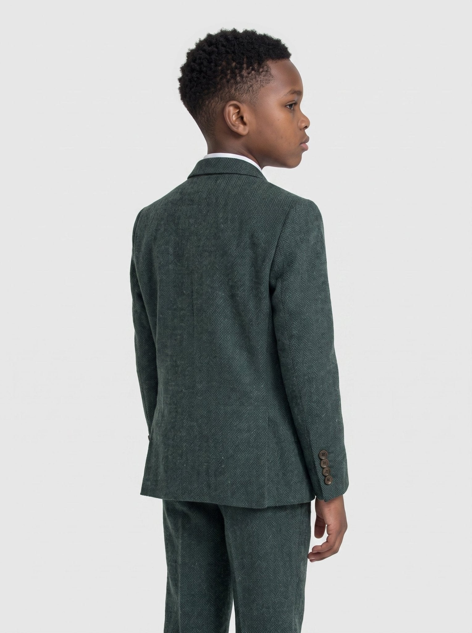 Boys Thomas Lush Olive Suit