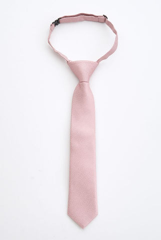 Junior Pink Textured Tie Junior Pink Textured Tie