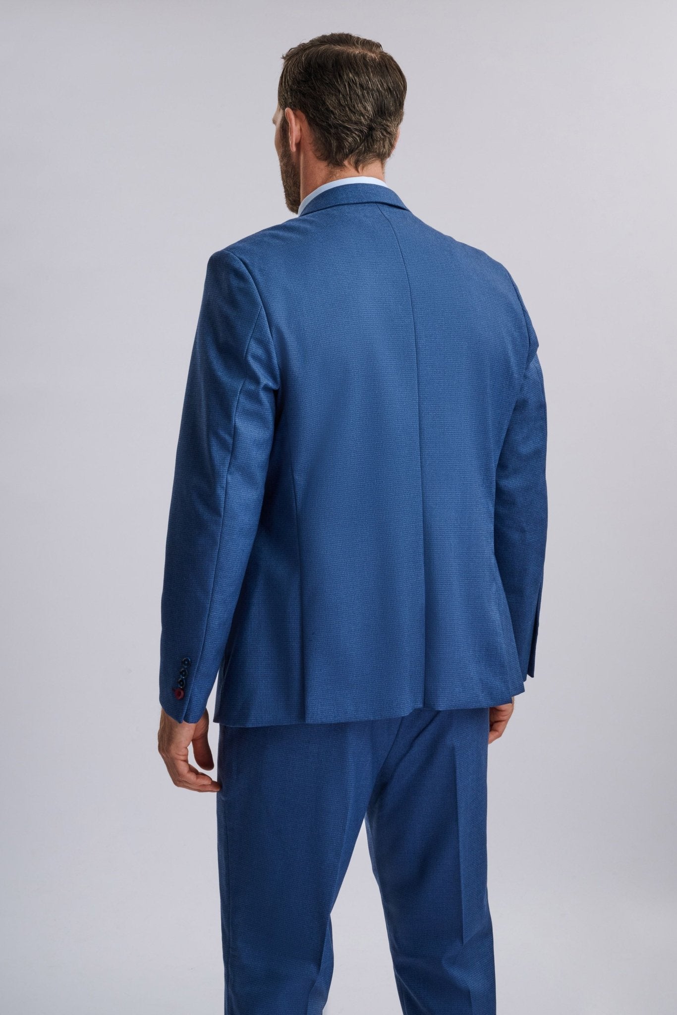 Ashley – Navy Blue Three-Piece Suit