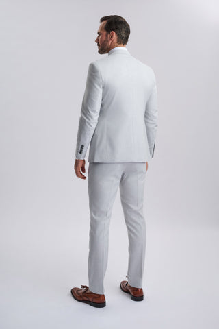 Belmont Silver Men's Three Piece Suit Belmont Silver Men's Three Piece Suit