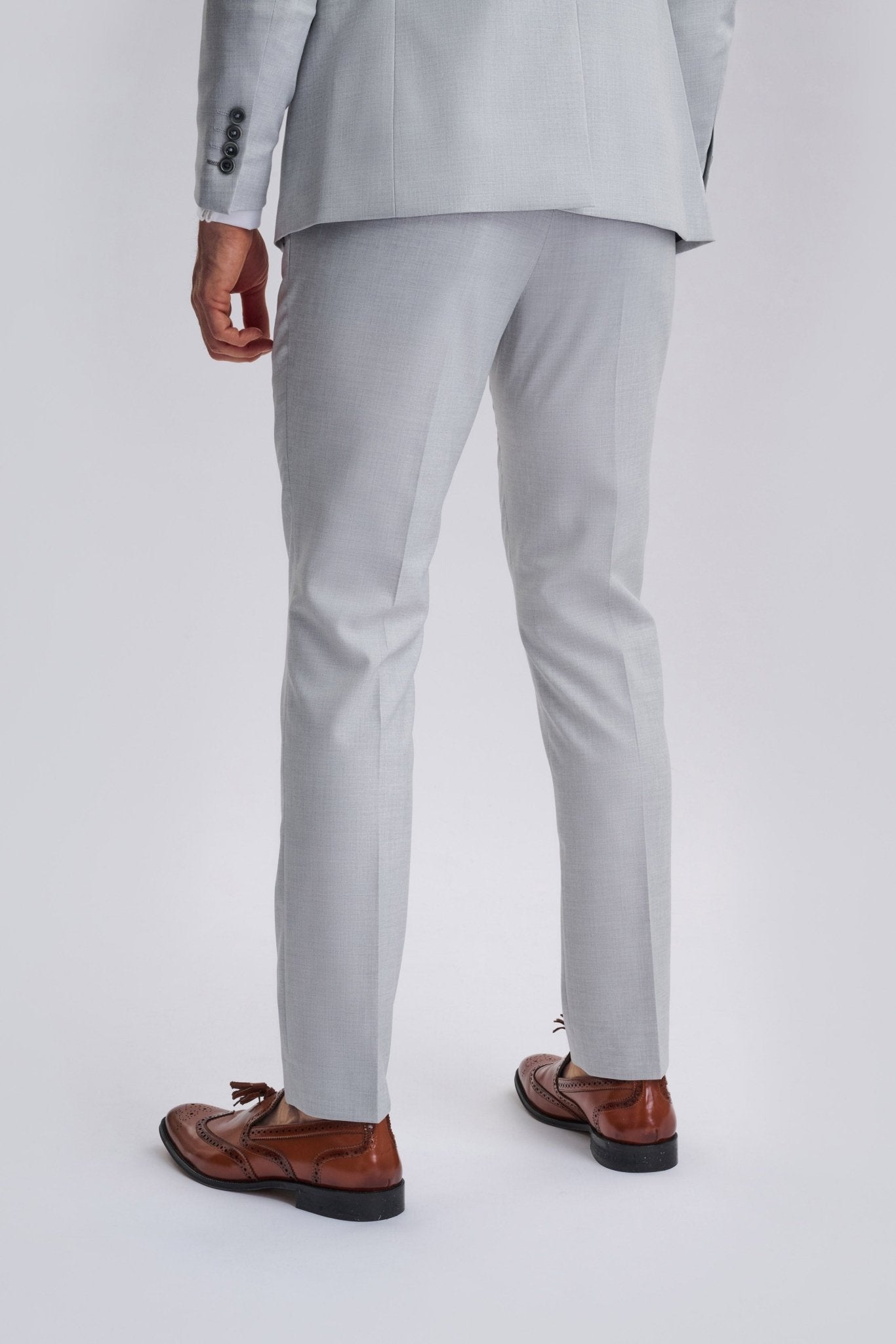 Belmont Silver Men's Three Piece Suit