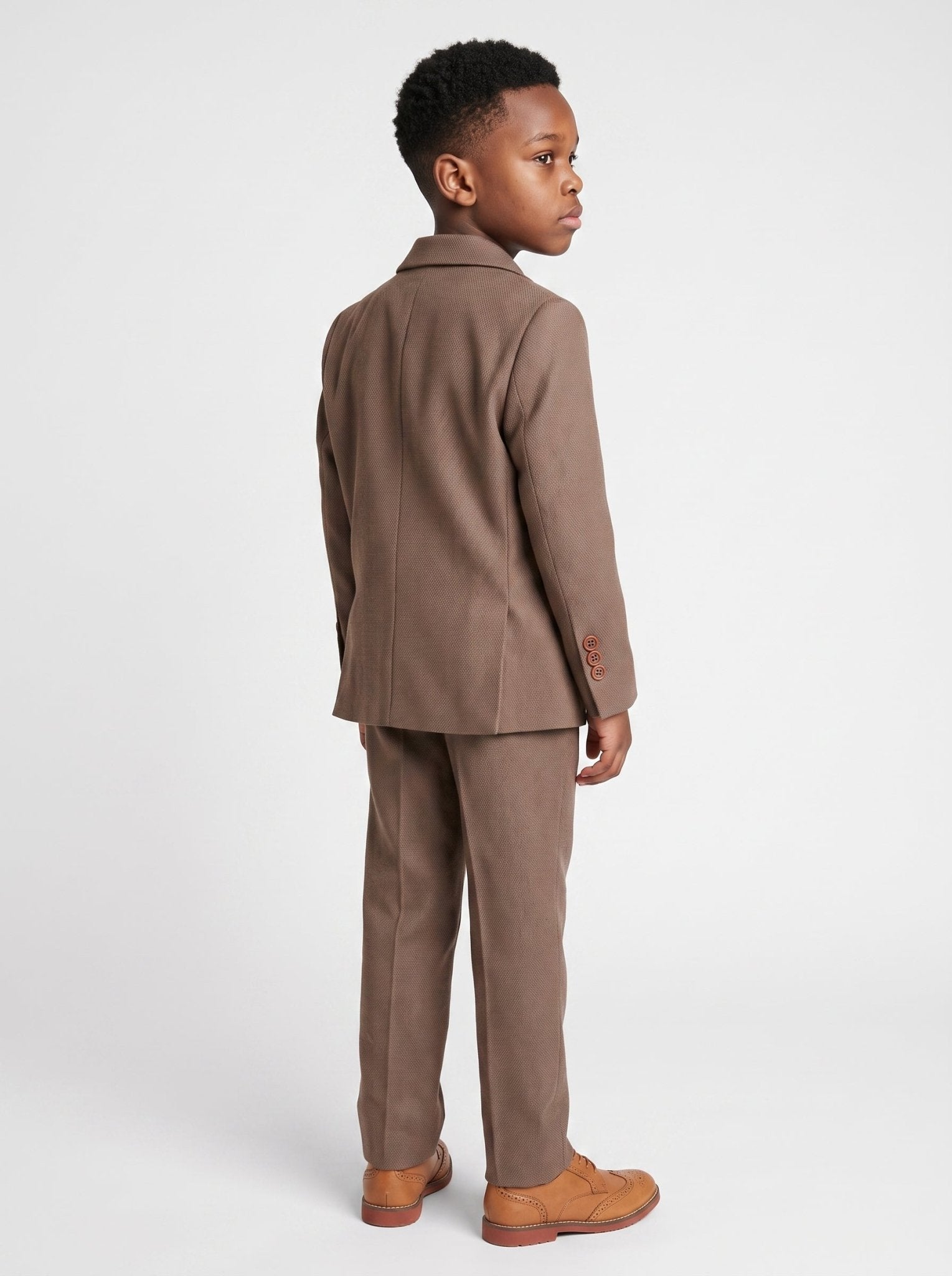 HM5 - Tan Tailored Three Piece Suit