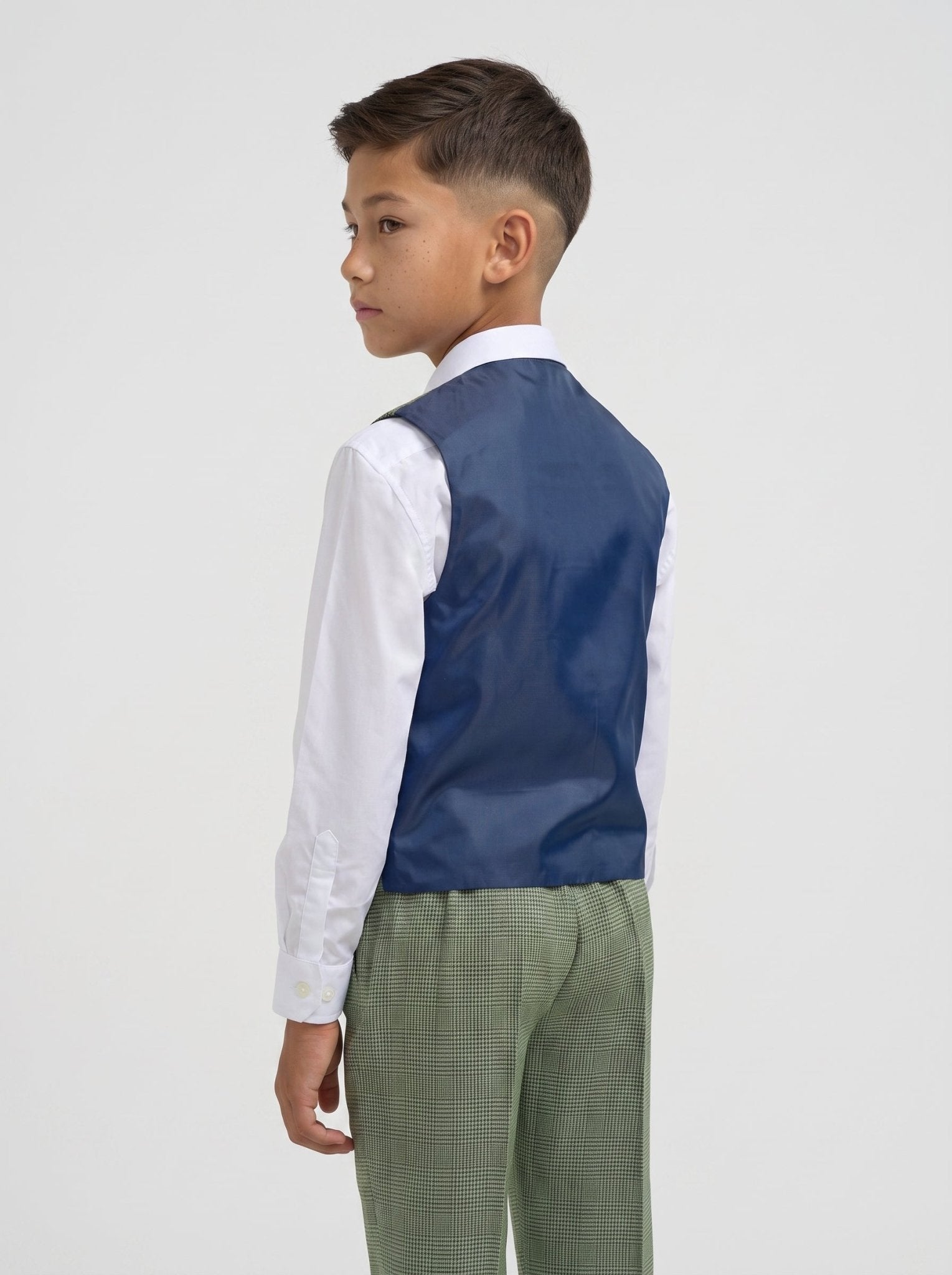 Boys Caridi Sage Three Piece Suit