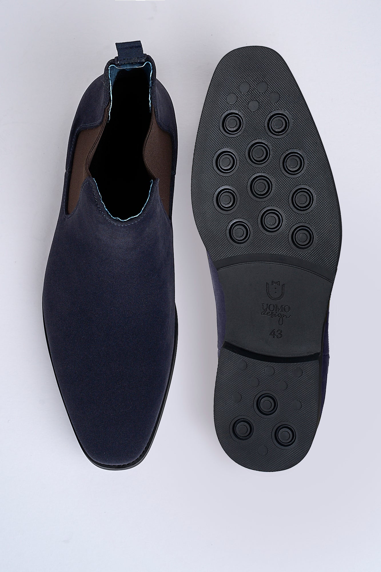 Montieri Suede Chelsea Boot – Marine Blue