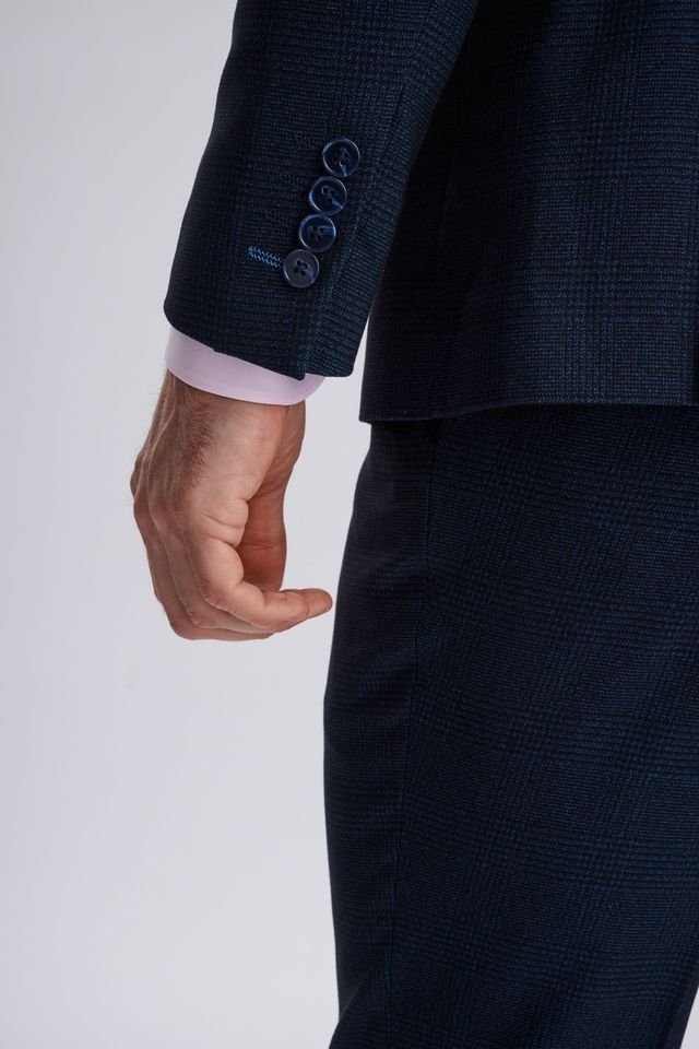 Regent Navy Double-Breasted Two Piece Suit