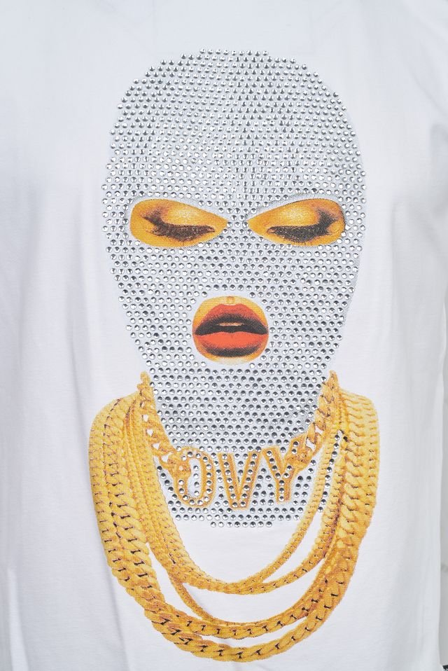 Ovy Vestimentaire Masked Queen White Tee