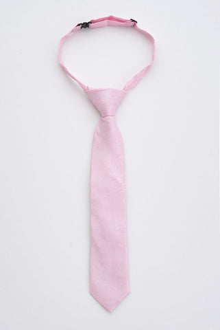 Junior Pink Paisley Tie Junior Pink Paisley Tie