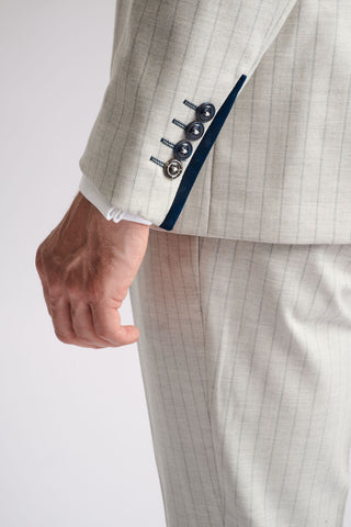 Grant Stone Pinstripe Double Breasted 3 Piece Suit Grant Stone Pinstripe Double Breasted 3 Piece Suit