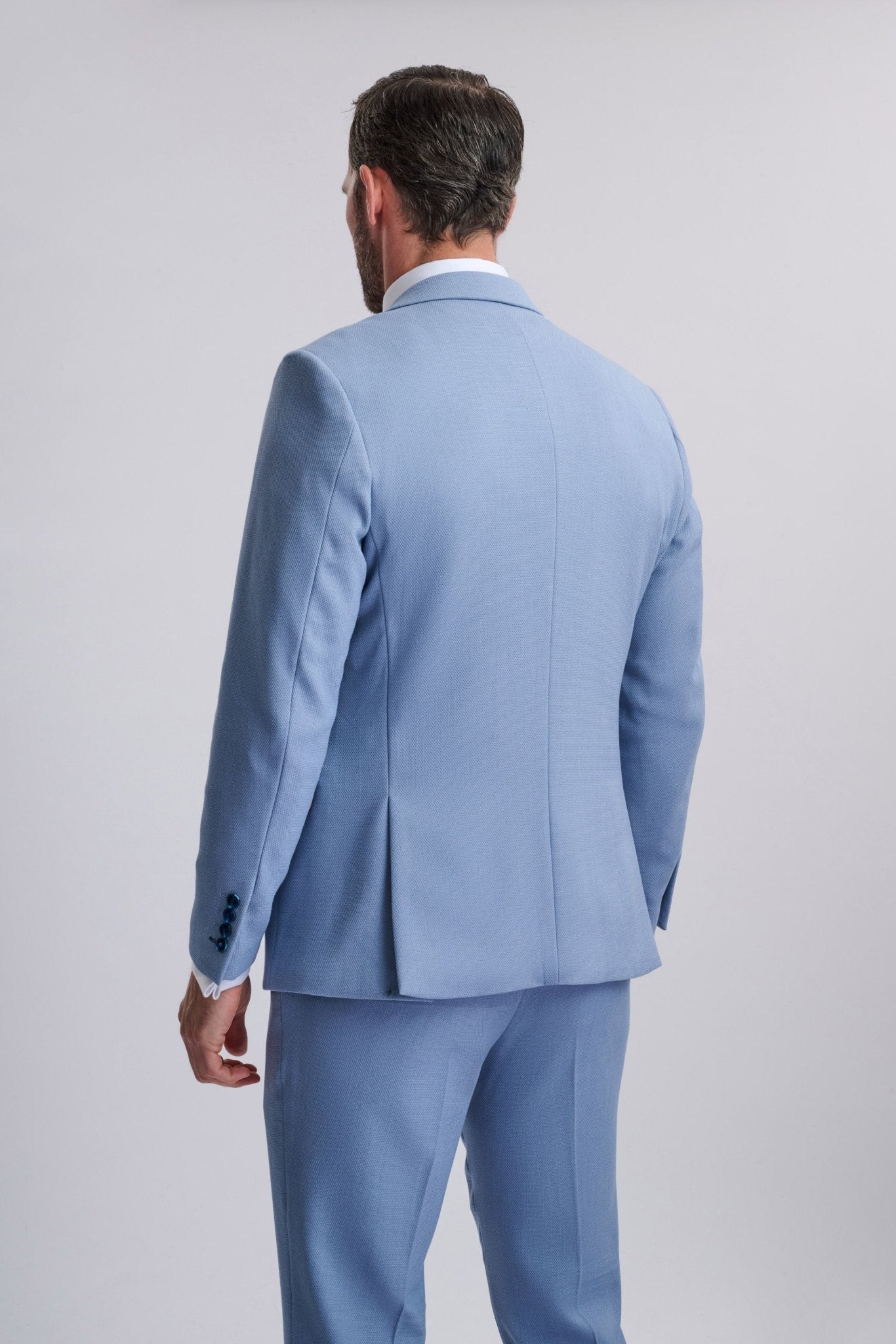 HM5 - Sky Blue Three Piece Suit