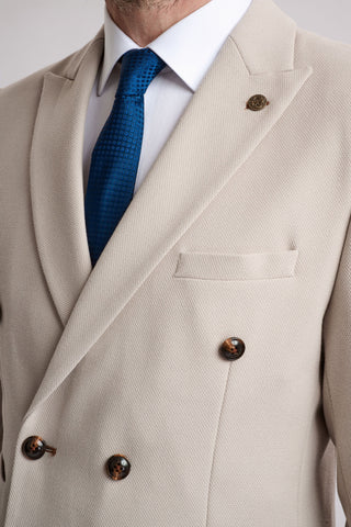 HM5 Stone Double Breasted Two Piece Suit HM5 Stone Double Breasted Two Piece Suit