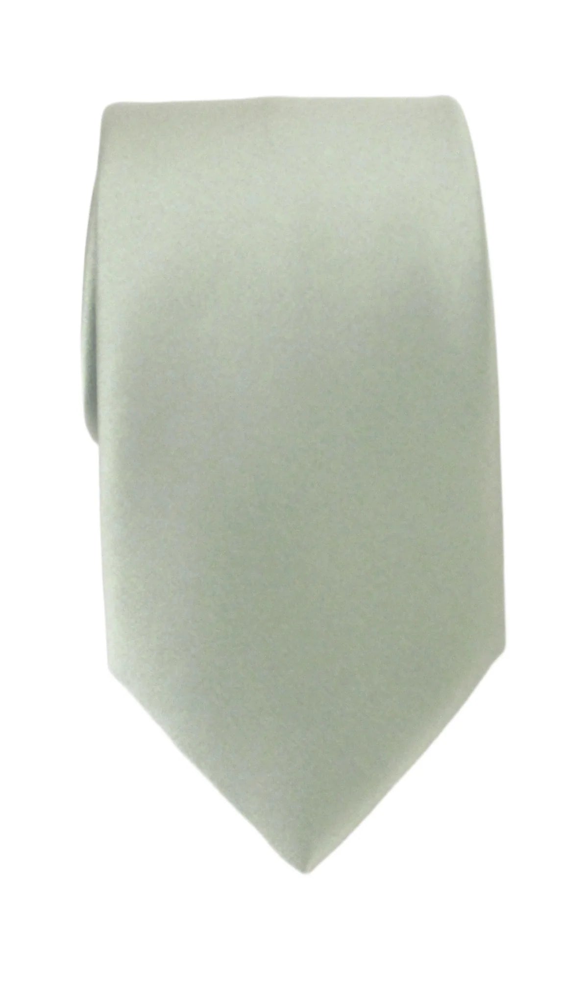 Olive Green Satin Wedding Tie