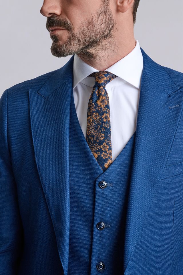 Diaz Blue Three Piece Suit