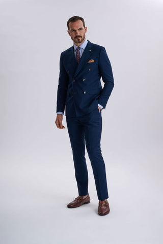 Mayfair Navy Double-Breasted Two Piece Suit Mayfair Navy Double-Breasted Two Piece Suit