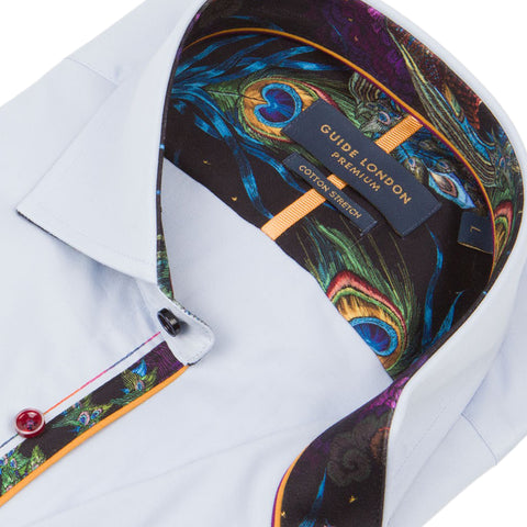 Sky Long Sleeve Plain But Not Plain Shirt Sky Long Sleeve Plain But Not Plain Shirt
