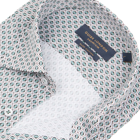 Geometric Print Long Sleeve Shirt Geometric Print Long Sleeve Shirt