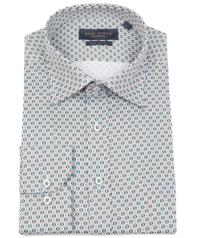 Geometric Print Long Sleeve Shirt Geometric Print Long Sleeve Shirt