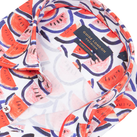 Long Sleeve Watermelon Print Shirt Long Sleeve Watermelon Print Shirt
