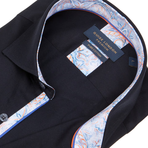 Navy Cotton Shirt Navy Cotton Shirt