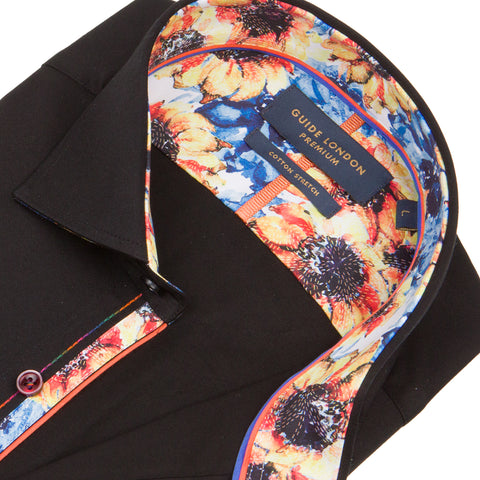 Black Long Sleeve Plain But Not Plain Shirt Black Long Sleeve Plain But Not Plain Shirt