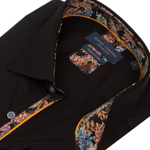 Long Sleeve Cotton Black Shirt Long Sleeve Cotton Black Shirt