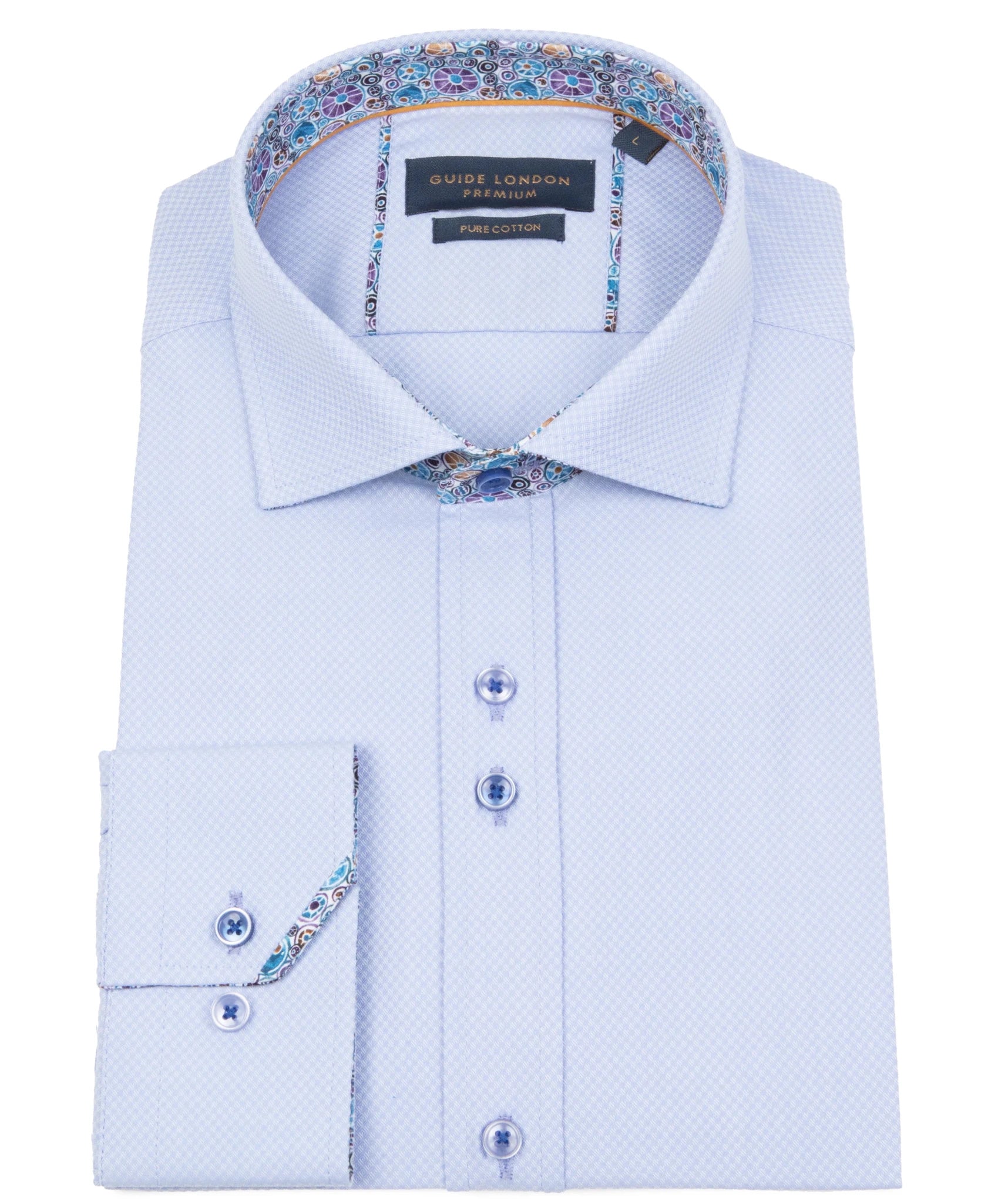 Light blue cotton shirt