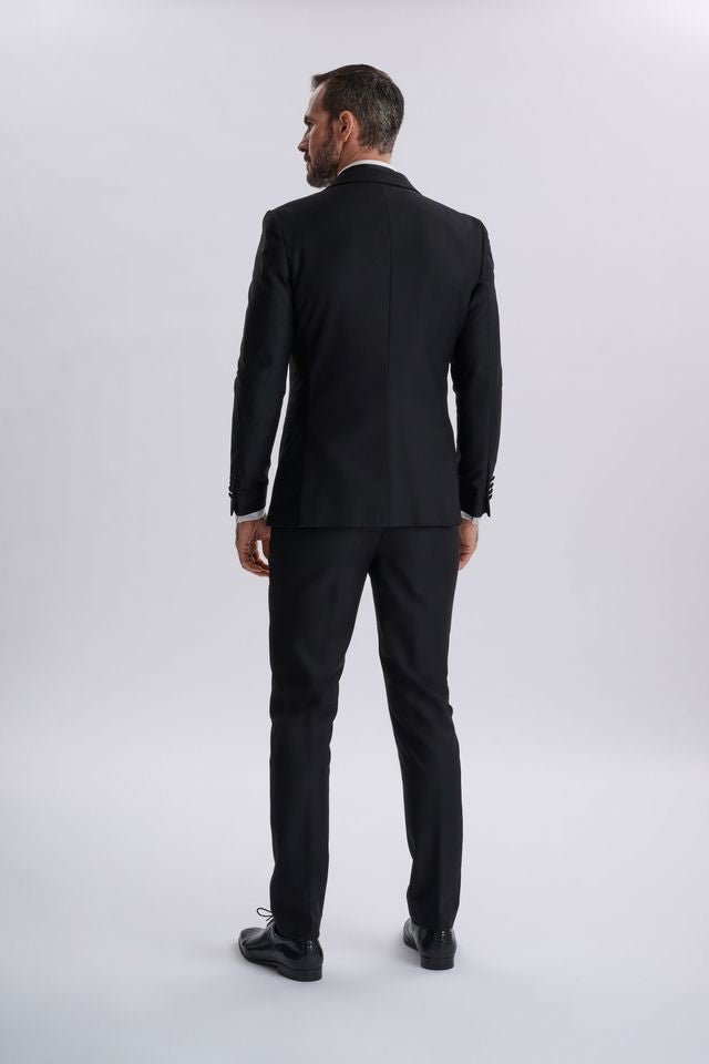 Giovani Black Three Piece Tuxedo