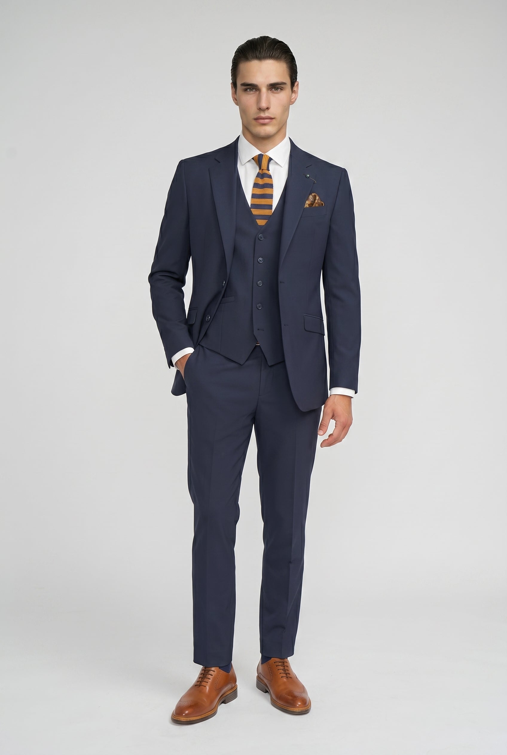 Malibu Navy Three Piece Suit